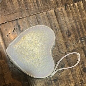 Heart-Shaped Glitter Pouch Primark